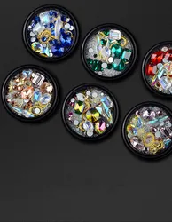 ShiningLife Brand 2018 Hot sale rhinestone and metal frame mix 12colors mix size rhinestone and  frame