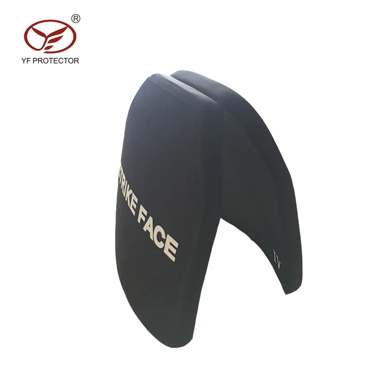 YF Protector Single Curved Hard Plate Multi Double Curved Ceramic Plate BR5 Alumina Silicone Carbide IV Strike Face PE Plate