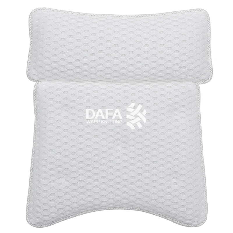 Spa 3D breathable net bath room non-slip bath pillow bath pillow cushion pillow Suction Cup