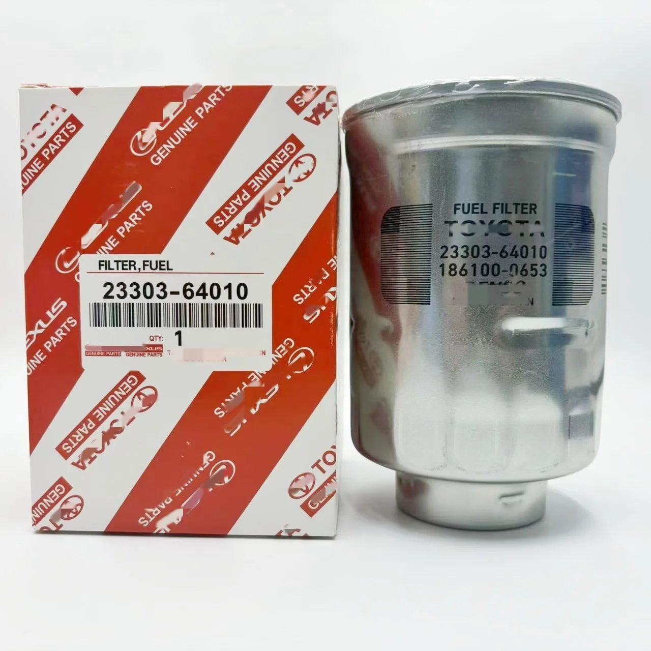 Automotive diesel fuel filter 23303-64010 for Toyota Lexus filter 2330364010
