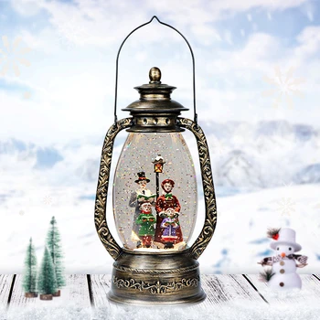 Factory Wholesale With Christmas Snow Globe Lantern