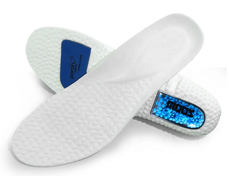 Popcorn Air Cushion Shock Absorbing Athletic Insoles PU Breathable Cuttable PORON Insoles