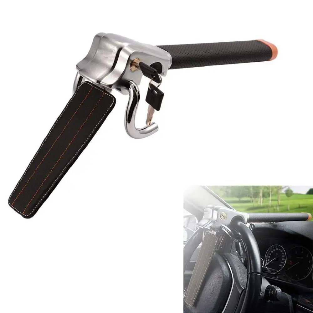 Universal Steering Wheel Lock  Anti-Theft Clamp Heavy Duty Vehicle Safety Lock