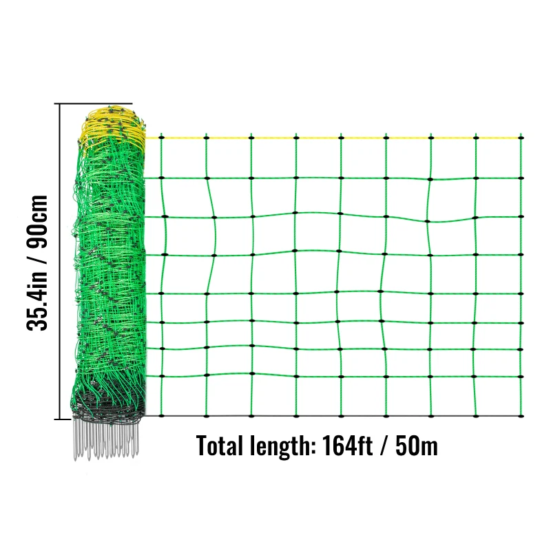 Farm Poultry Netting  Animal Fencing Net Livestock Cattle Chicken Goat Sheep Electric Fence Netting