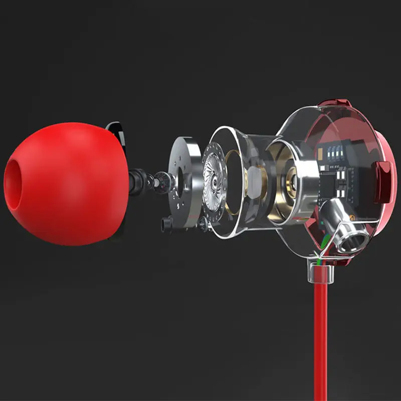 Wholesale Earphones E-sports Game Special In-ear Headset Double Microphones Subwoofer Computer Wired Headset