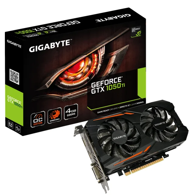 For Gigabyte GTX 1050Ti OC 4G gpu desktop computer gaming graphics cards support buy gtx 1050 ti 4gb GDDR5