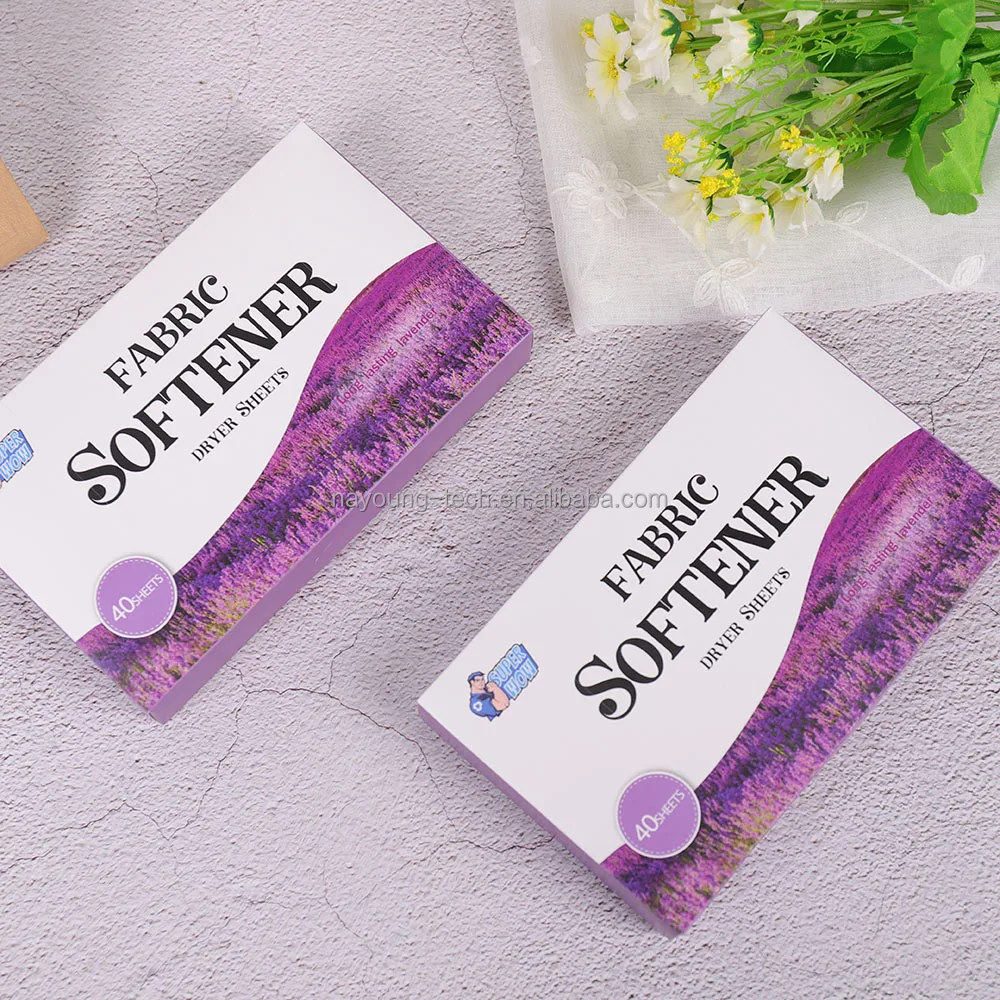 New Product Tumble Dry Sheets Household Clothes Dryer Fragrance Fabric Softener Dryer Sheets