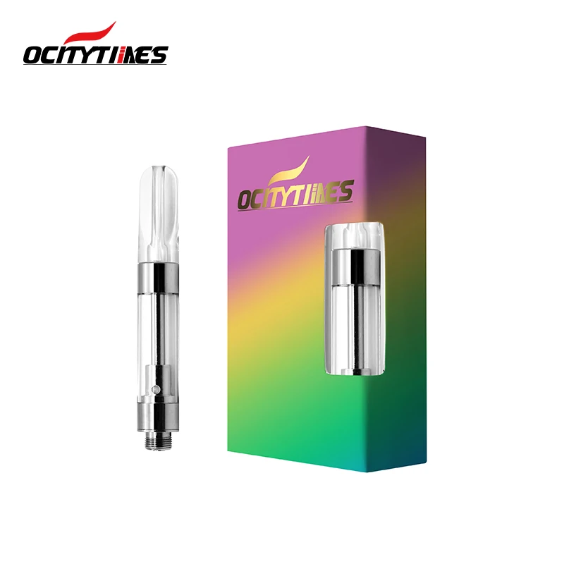 Наконечник 510, керамический картридж Ocitytimes C10 с круглым наконечником, картридж для электронной сигареты с коробкой 510