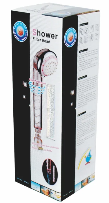 Bathroom Removing Hardness High Pressure Shower Head Filter