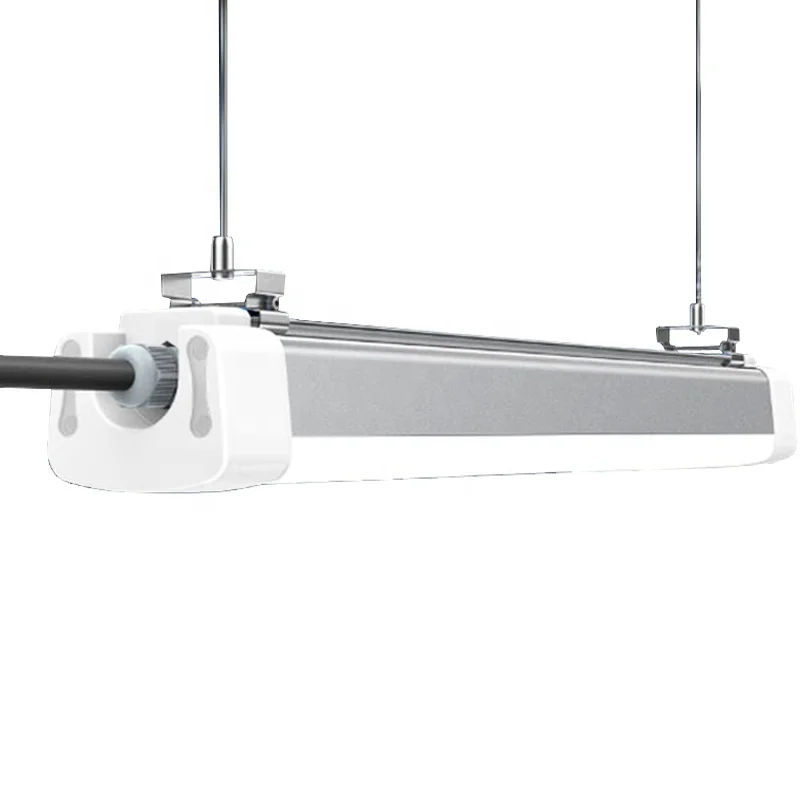 Ip65 Waterproof 230v 600mm 4 ft 18w Office Fixture Linear Daylight Led Shop Batten Strip bar Light Lamp