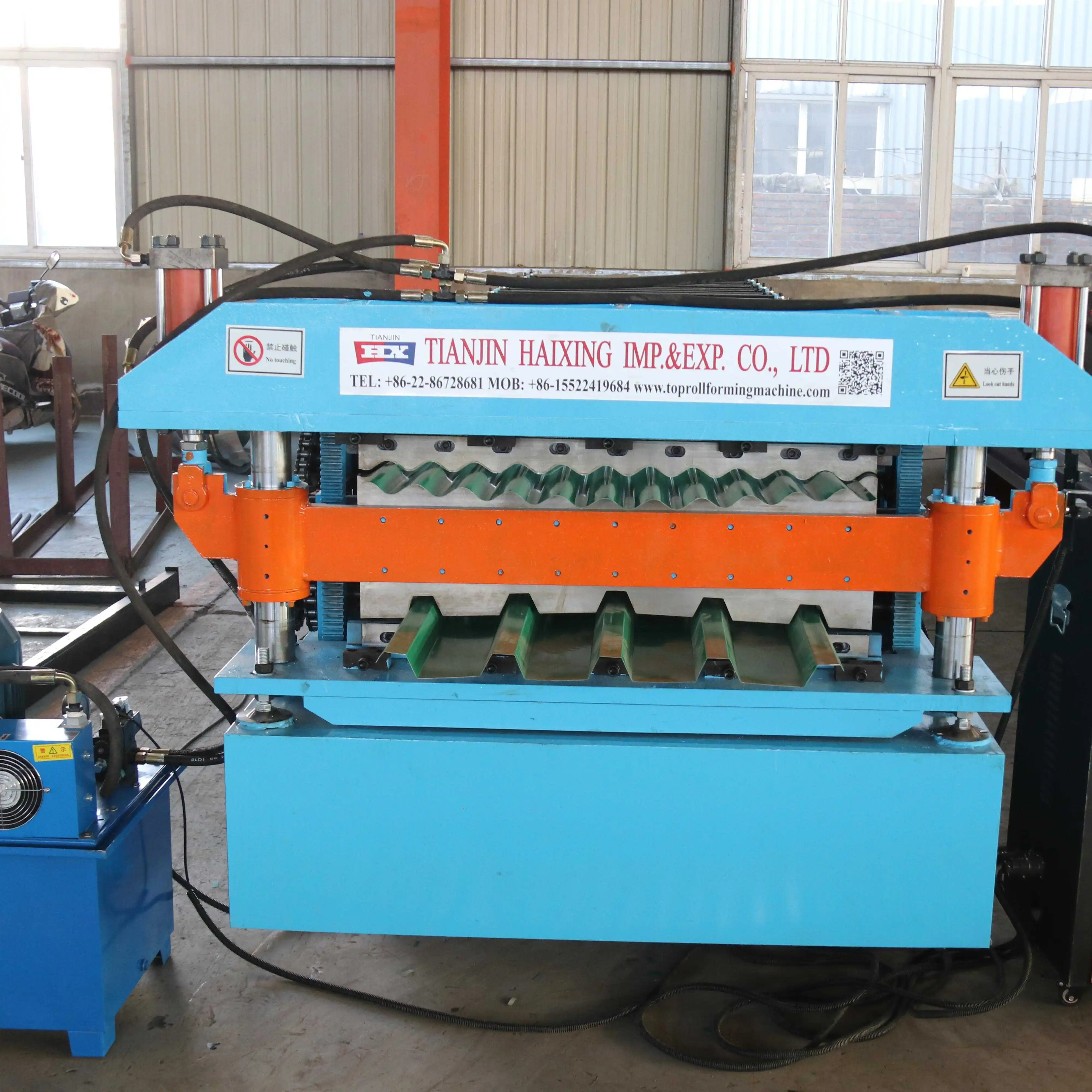 Best selling building material panel IBR roof tile sheet roll forming machine
