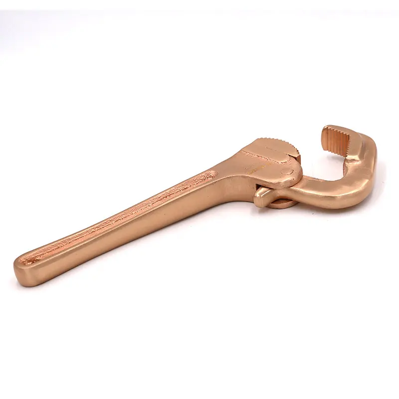 WEDO ATEX Non-Sparking Pipe Wrench Aluminium Bornze or Beryllium Copper BAM/FM/GS/ISO/OHSAS Certificate