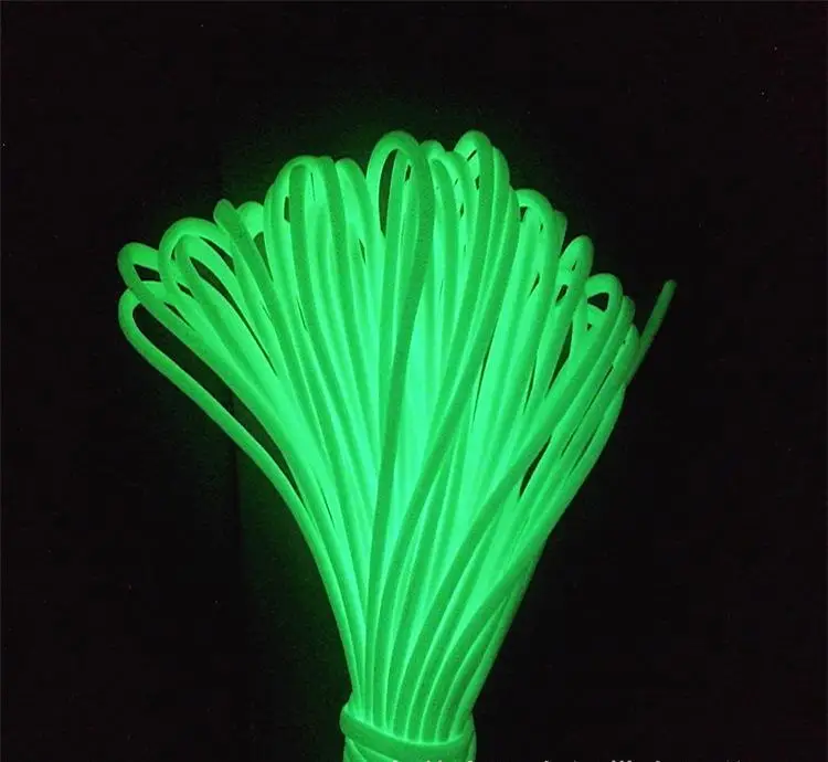 7 Strand 550 Luminous Glow in the Dark Paracord Parachute Cord rope