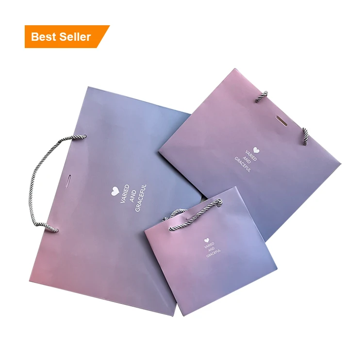 Factory standard good price luxury paper bag packaging hot foil luxury paper gift packaging clothes bag