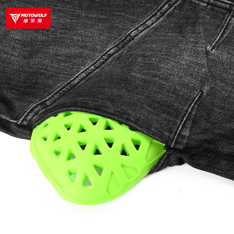 Motorcycle riding jeans high elasticity pants for motorbike dirt motor jeans with CE armor