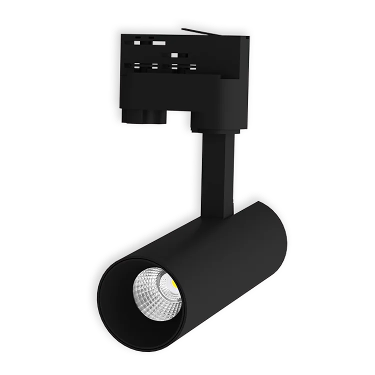 Ip20 20W Black High Lumen Modern Dimmable Track Spotlight Led Track Spot Light
