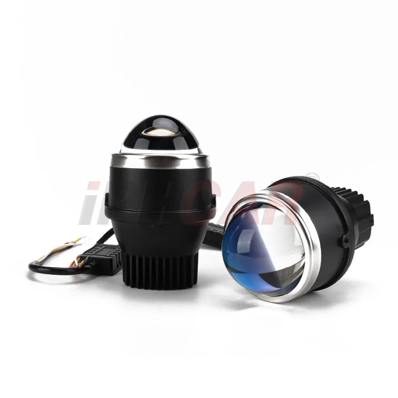 IPHCAR M617 Bi LED противотуманная фара с синими стеклами 9-16V Bi светодиодные противотуманные фары 3000 К 3800 4300 К 5500 противотуманных фар линзы прожекторного типа