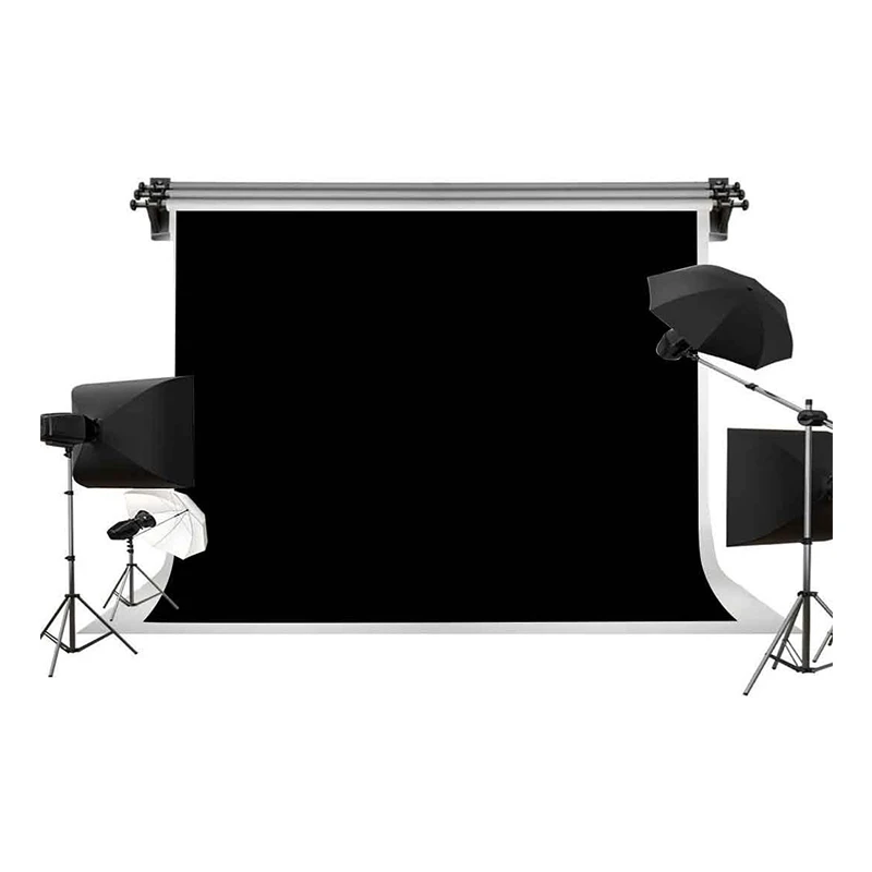 Photo studio accessories Neweer black screen kit photography backdrop Fabric Chromakey Backdrop Cloth