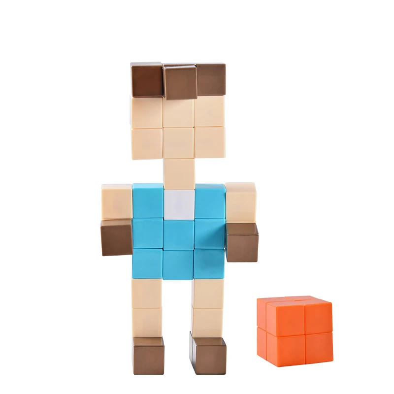 
102 pcs Gangbo STEM STEM Magnet Kids Toys 3D DIY Kids Toys Preschool Creative Magnet Building Blocks Magnetic Cube 
