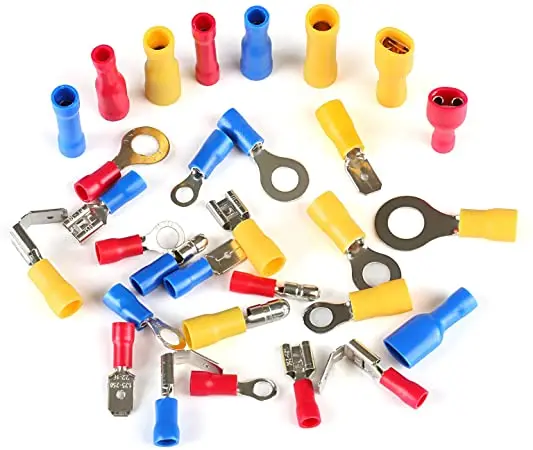 650PCS Cable Terminals Set Crimp Connector Set Electric Cable Terminals Flat Connector Butt Connector