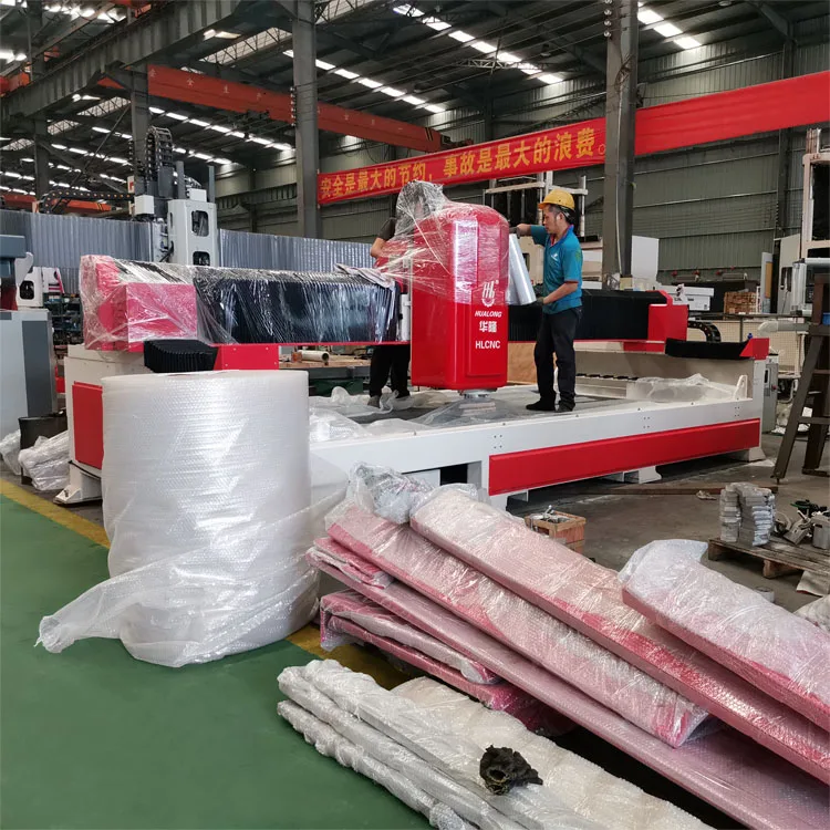 Hualong Machinery Stone Processing Machinery Marble Stone Machining Center For Kitchen Countertops