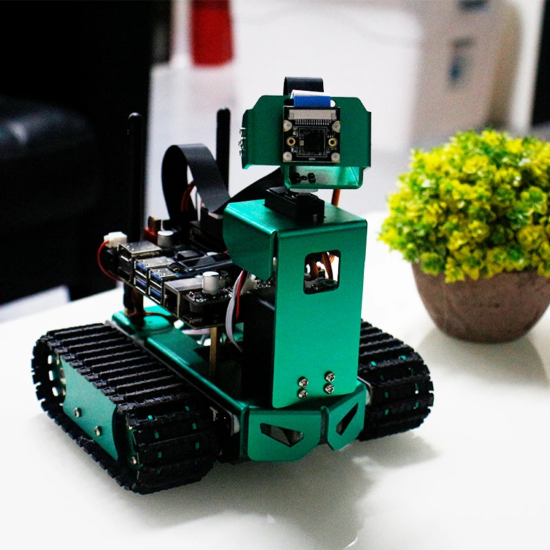  Yahboom Python Programming Nvidia Jetbot AI Robot Tank Car for jetson nano b01compatible with