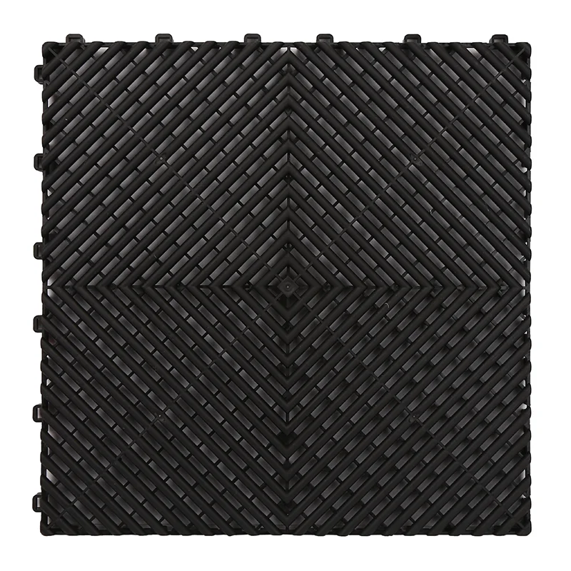 heavy duty floor interlocking industrial  pvc garage floor tiles for Anti-slip Plastic Flooring