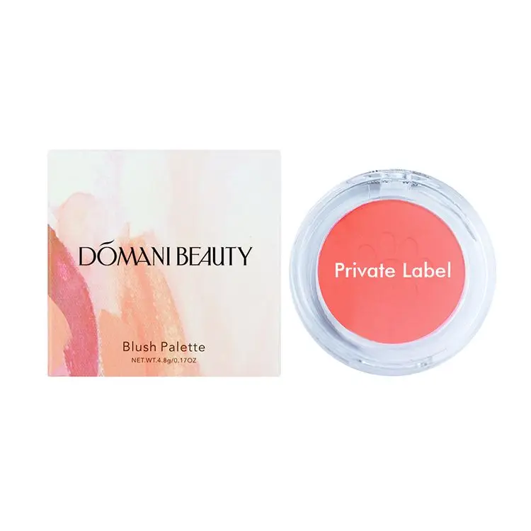 
Domani Beauty 10 Colors Cat Paw Shape Natural Custom Logo Long Lasting Cosmetic Powder Wholesale Private Label Palette Blush 