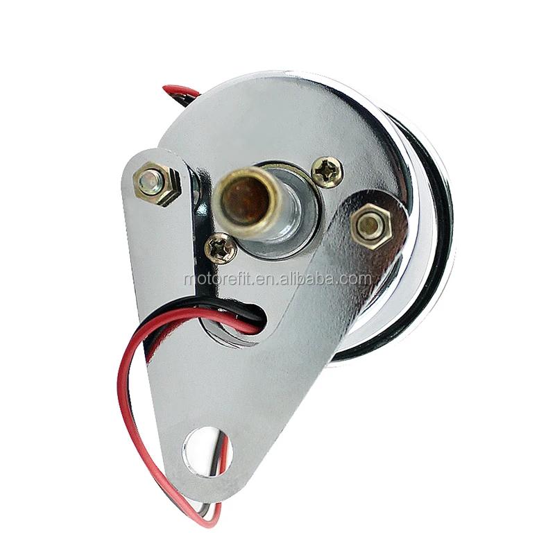 RTS DC 12V Universal Motorcycle Dual LED Backlight Odometer Speedometer Digital Speed Meter Gauge motorcycle parts