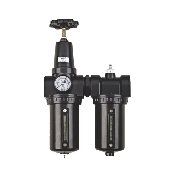 AC Series Big Flowrate Air Filter Regulator Lubricator Unit FRL Large Flow Air Preparation