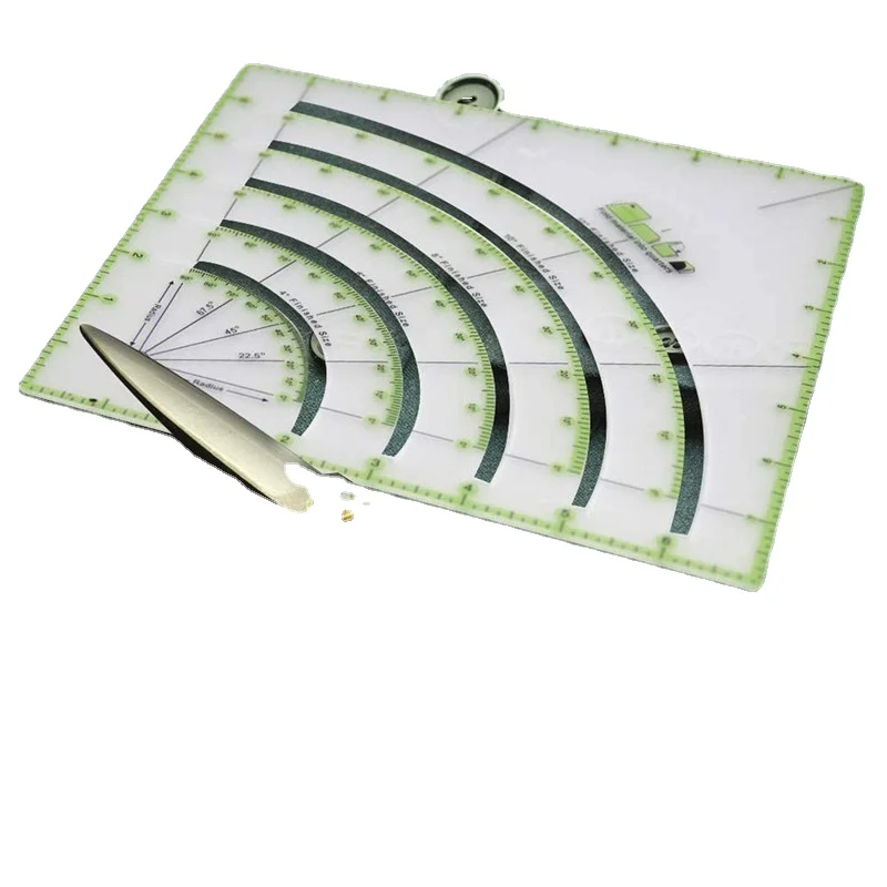 Circle Magic Quilting Ruler Tape - Multifunctional Quilt Ruler Patchwork Cutters Acrylic Craft Ruler