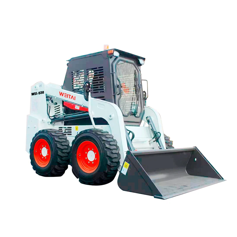 High Quality Wholesale Construction Machinery Mini Hydraulic Skid Steer Loader With Optional Attachments