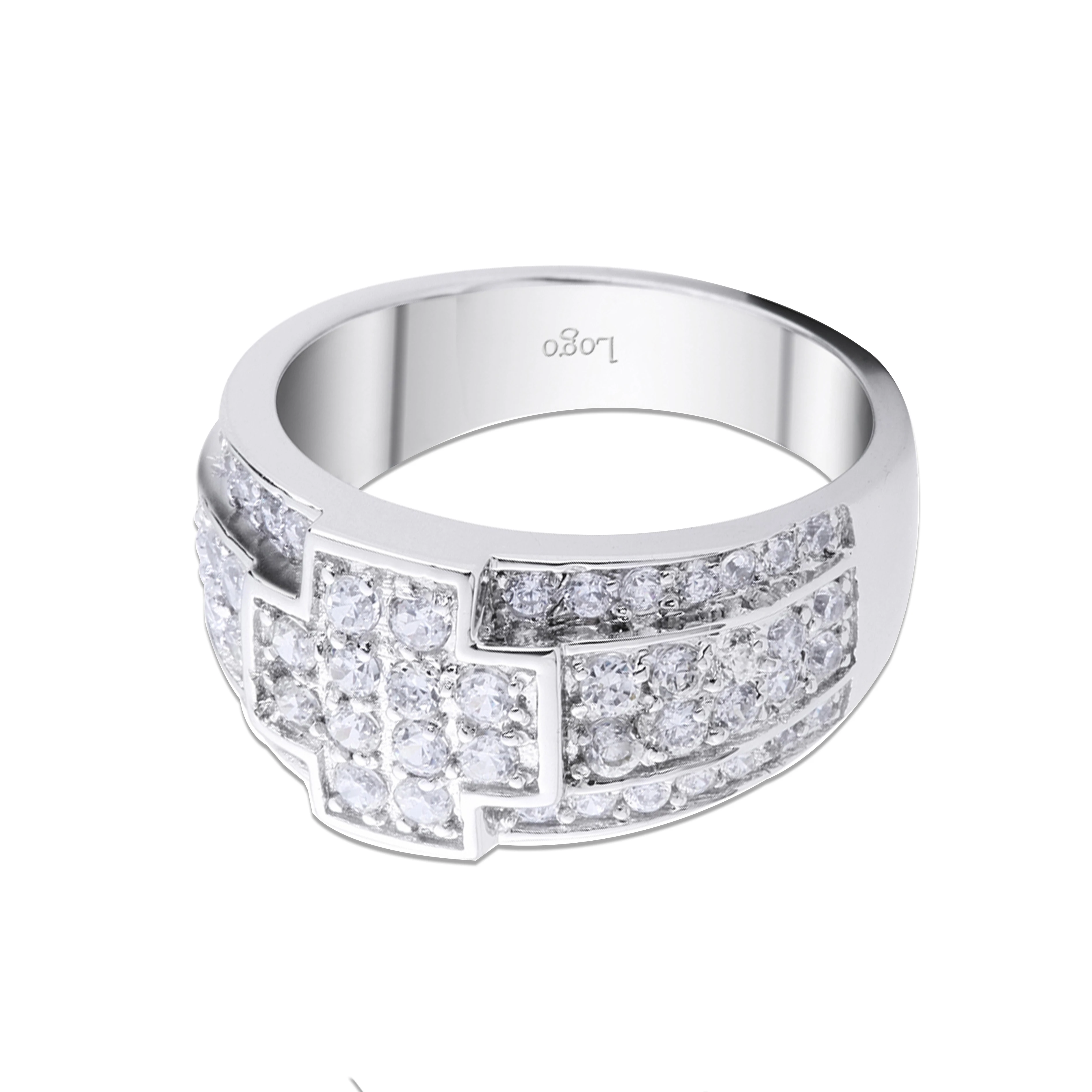 Alibaba wholesale jewelry fashion 925 sterling silver cz value ring rings for woman and men