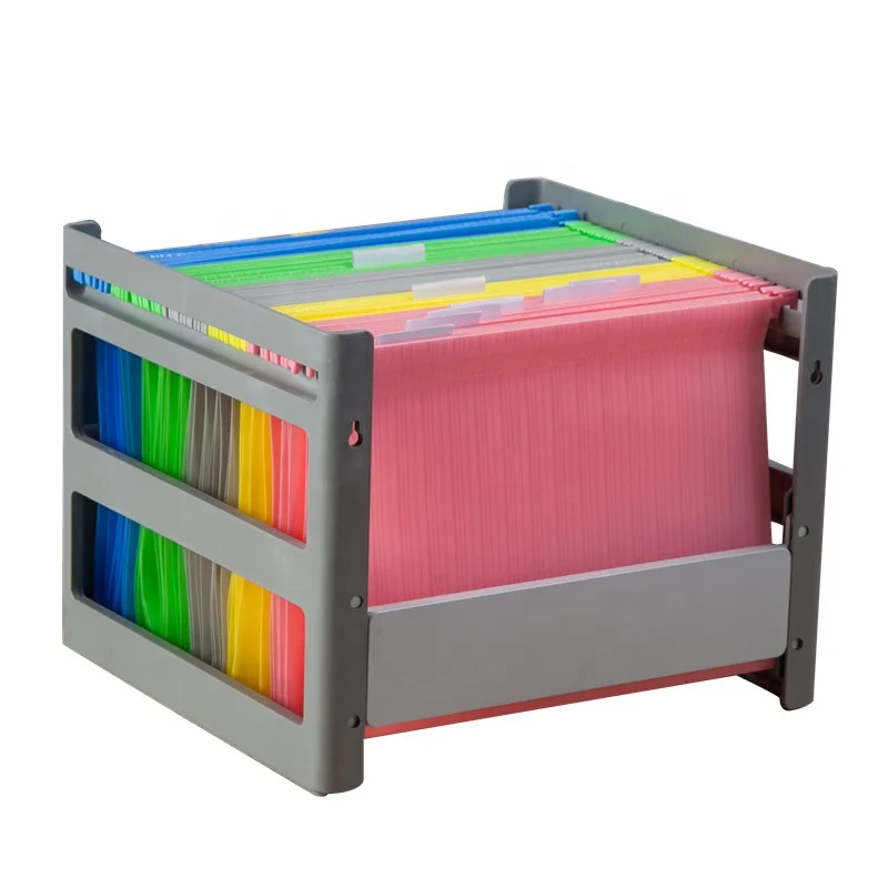 
A4 Folder Organizer Custom Folders Box Plastic Colored hanging expanding file folder 