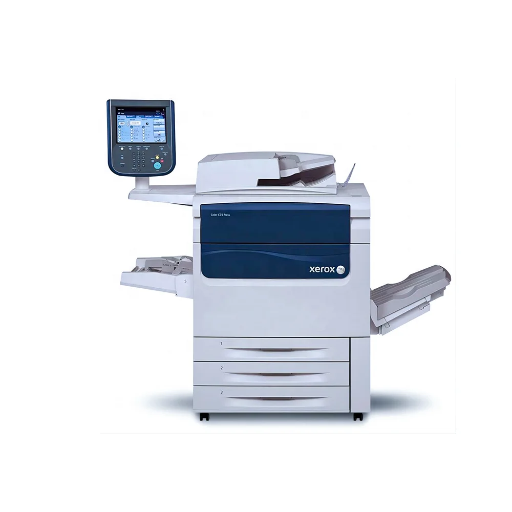 Second Hand X-erox Color J75 Press Laser Production Printer Refurbished Copier C75
