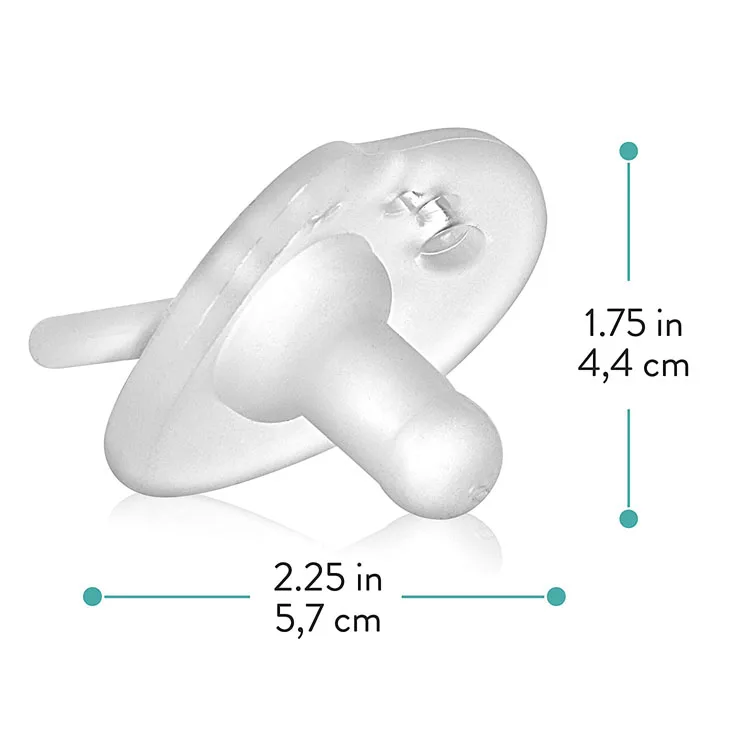 Wholesale BPA free Silicone Pacifier Customize Silicone Newborn Pacifiers Sweetie Soother Baby Pacifier