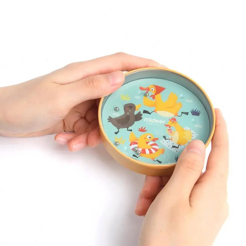 Mideer 2018 Hot Selling Educational Balance  Beads Game Of Three Little Pigs & Ugly Duckling&Red Hood Tin Toy Present For kid