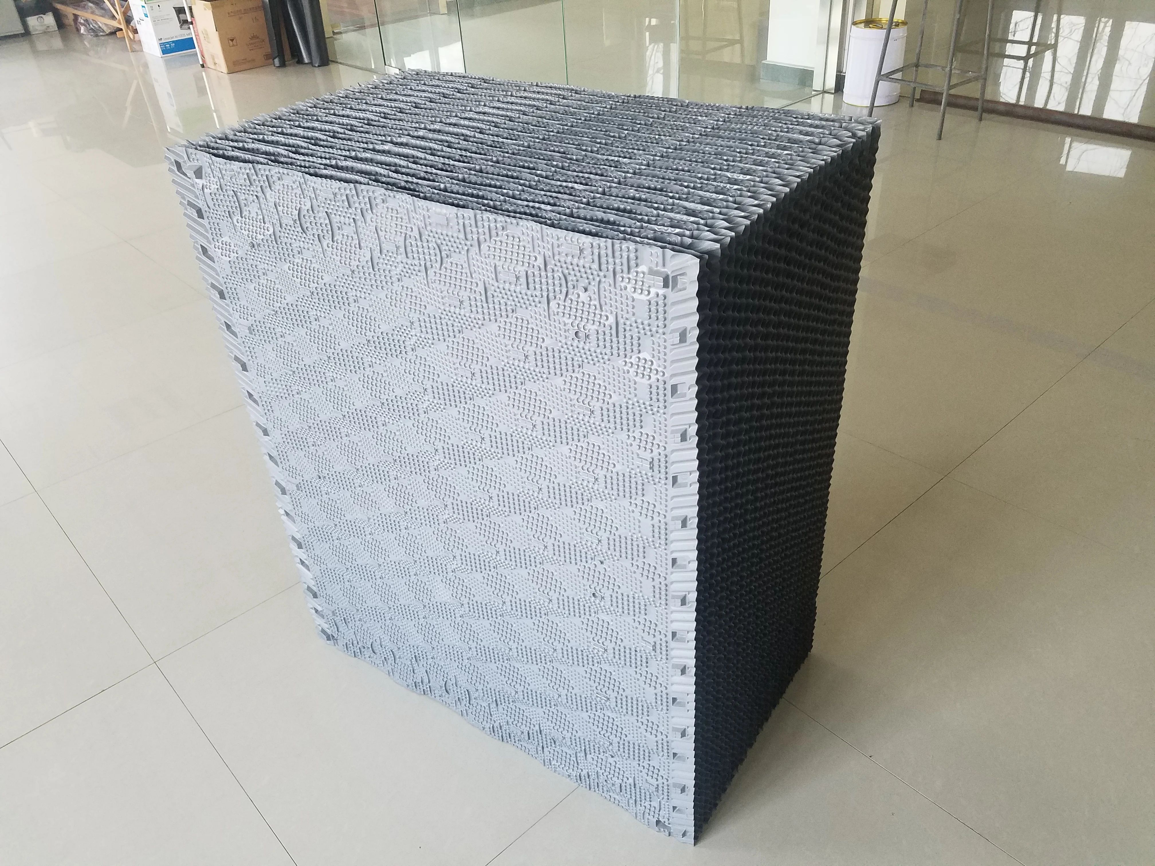 Latino Industrial Cooling Tower Fill Cross Cooling Tower Infill PVC Filler