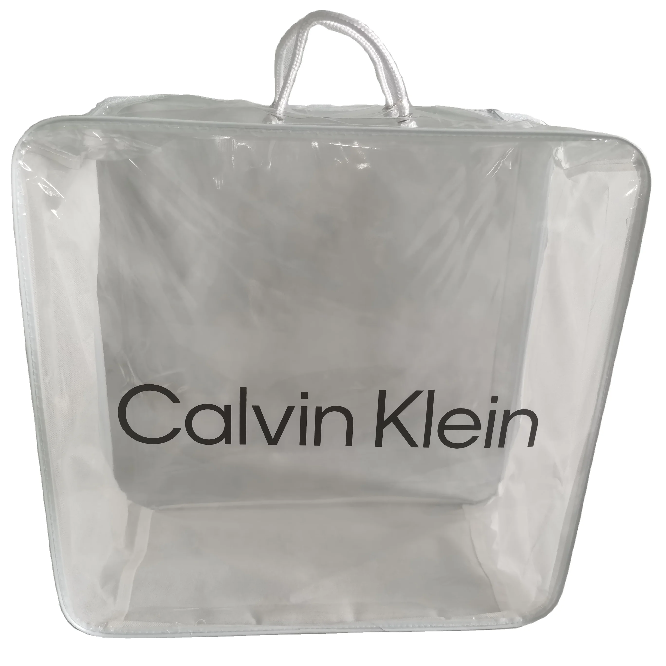 Customized Logo Design PVC Bags With Zipper Tote PVCbags