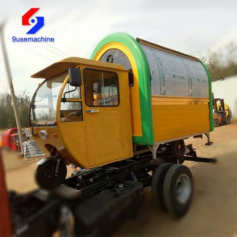 Superior quality villa style snack car mobile food cart for slush machine