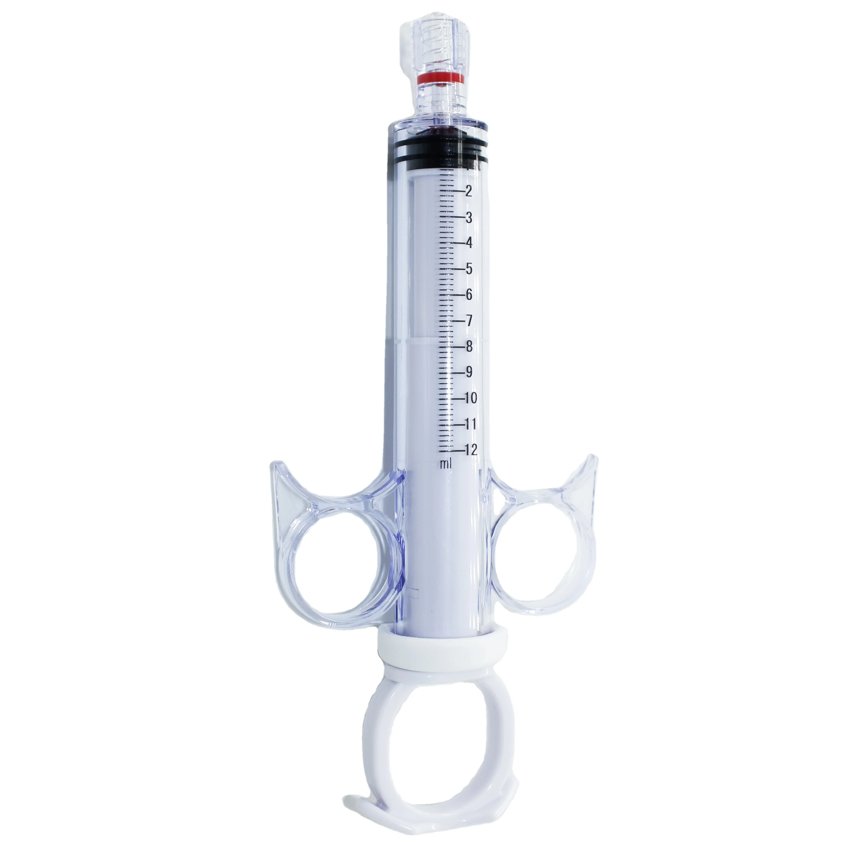 Ortus Medical 10ml&12ml Angiographic Syringe with Rings Plunger