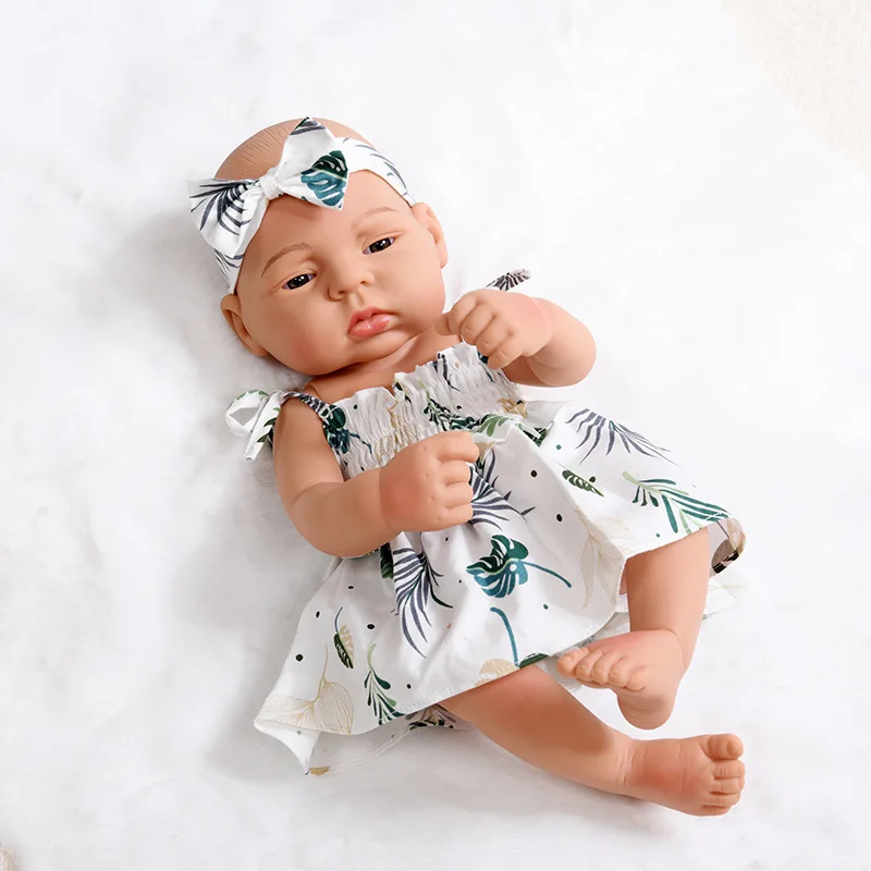 Real VINYL Reborn doll 40cm newborn reborn baby dolls silicon with names and age