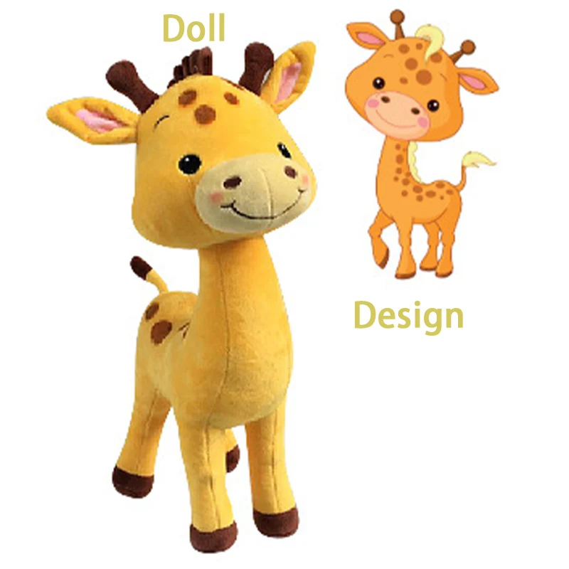 Soft Custom Plush Toy Stuffed Animal Custom Mascot OEM ODM Weighted Stuffed Animals For Anxiety Deer Plush Toy