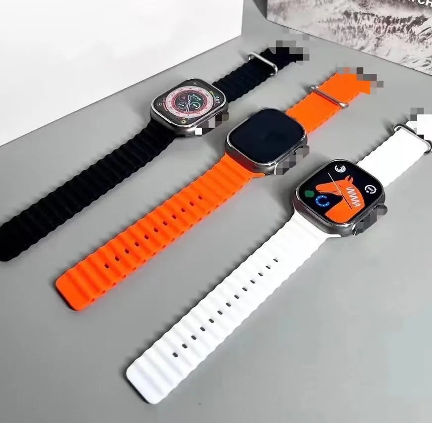 Best clone Ultra Watch N8 GS Smart Watch Series 8 Ultra 49mm IWO OEM Logo Box reloj inteligente Watch 8 Ultra S8 Smartwatches
