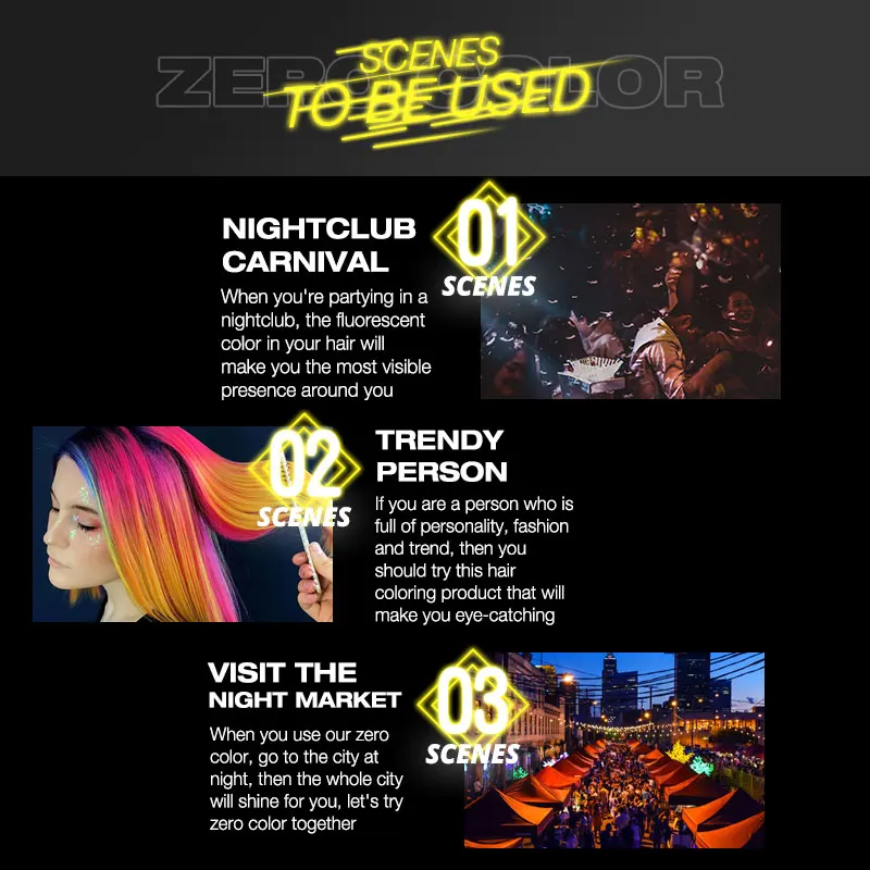 KERALISS Hair Dye (42 Colors) UV Neon color in stock Semi Permanent Hair Color Depositing Conditioner