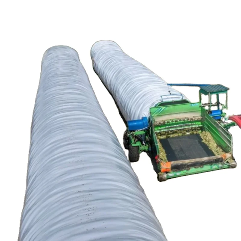 Прямая продажа с фабрики 250 микрон 5-ти слойной 10ft PE силосного зернохранилища в сумки белого и черного цвета логотипом на заказ