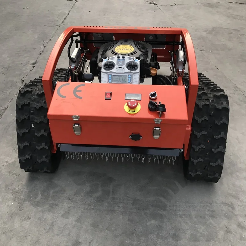 China Factory With Remote Control Automatic Small Crawler Mower 9 HP Golf Lawn Mower Low Price