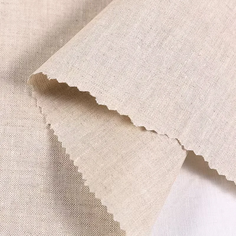 9*9 pure linen fabric 210g plain linen fabric spring summer T-shirt shirt casual dress fabric