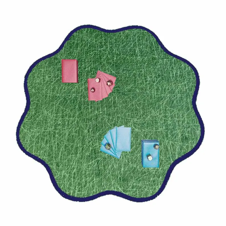 Customized Green Grass Pattern Velvet Table Mat Modern Striped Floral One Piece Place Mats for Wedding Home Dining Mat