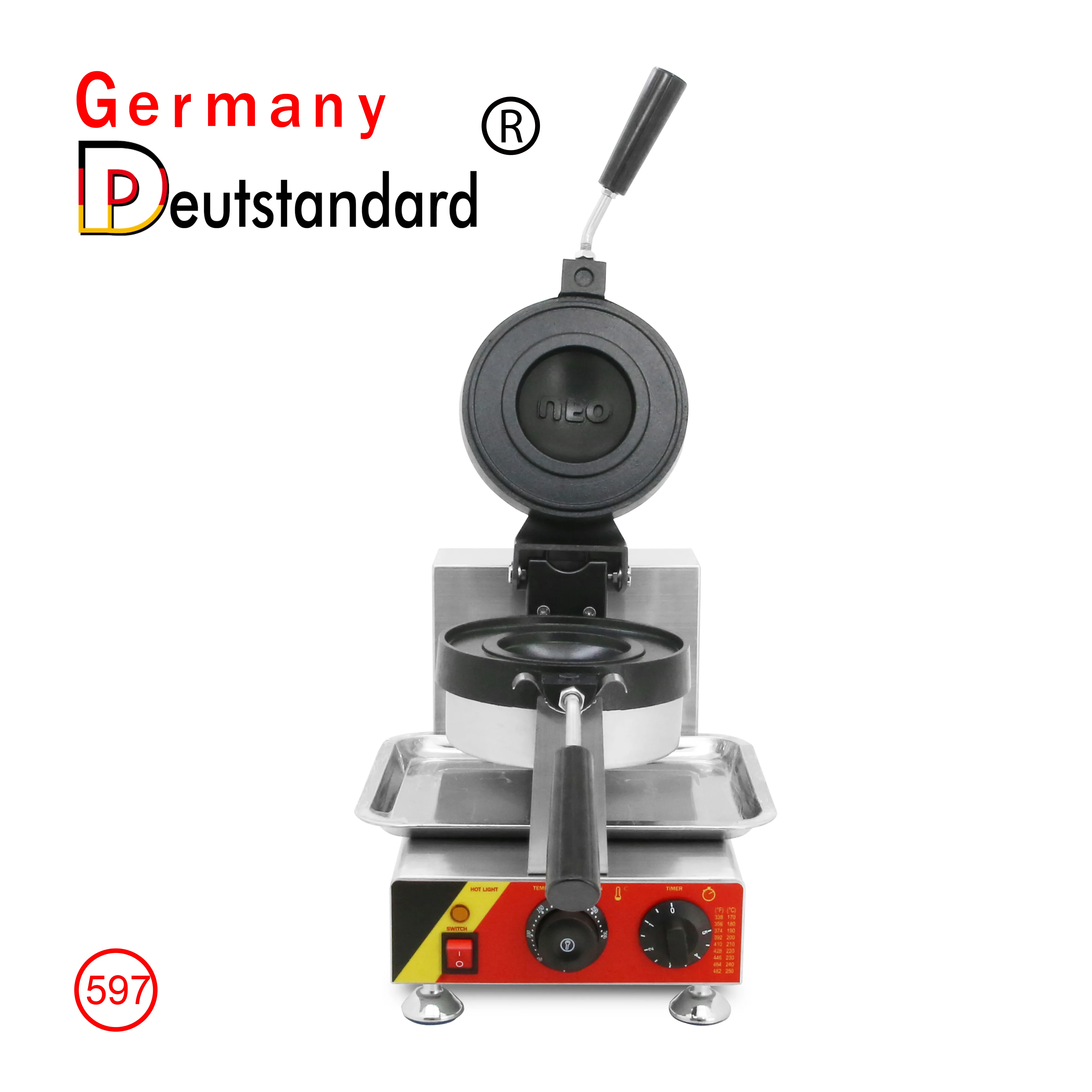 Factory price UFO burger maker machine gelato panini press